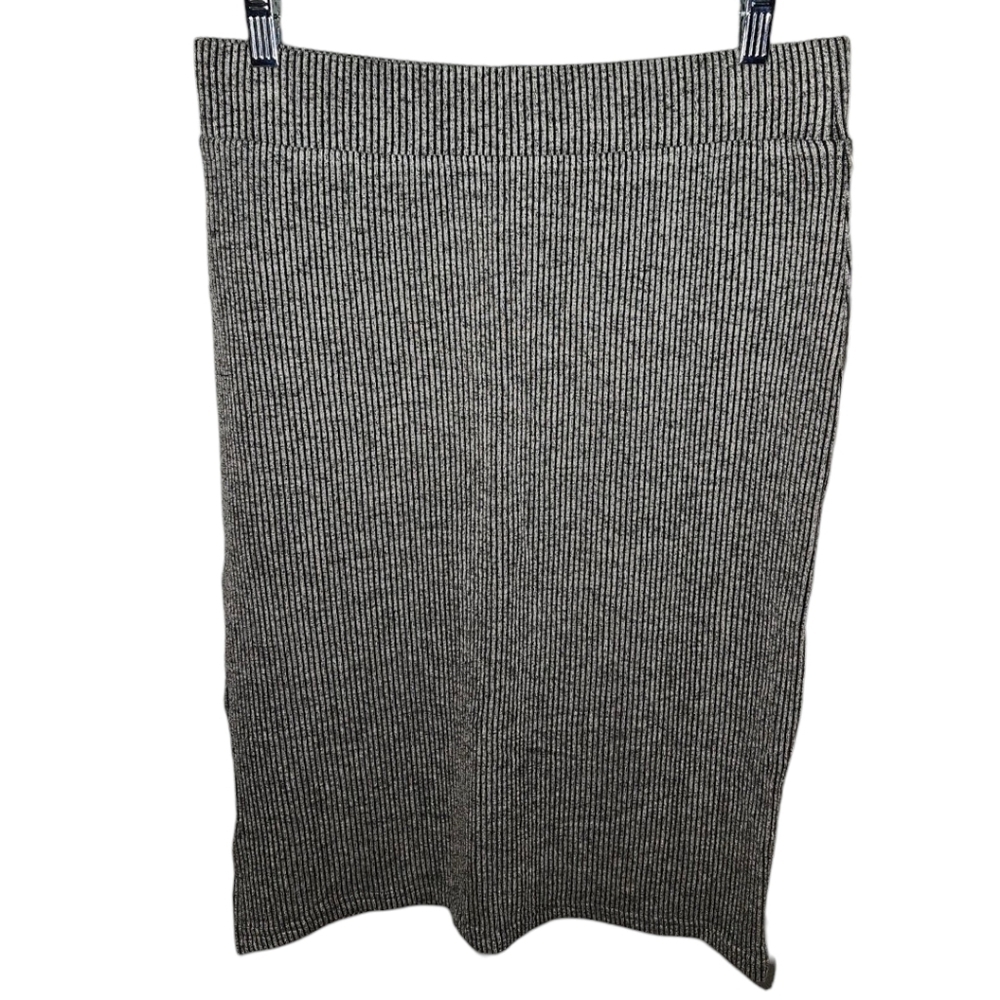NWT Time & Tru Midi Length Semi-Fitted Striped Skirt